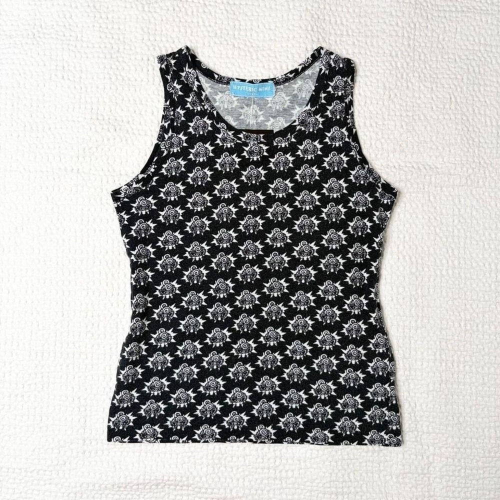 90s Hysteric Glamour AOP tank top